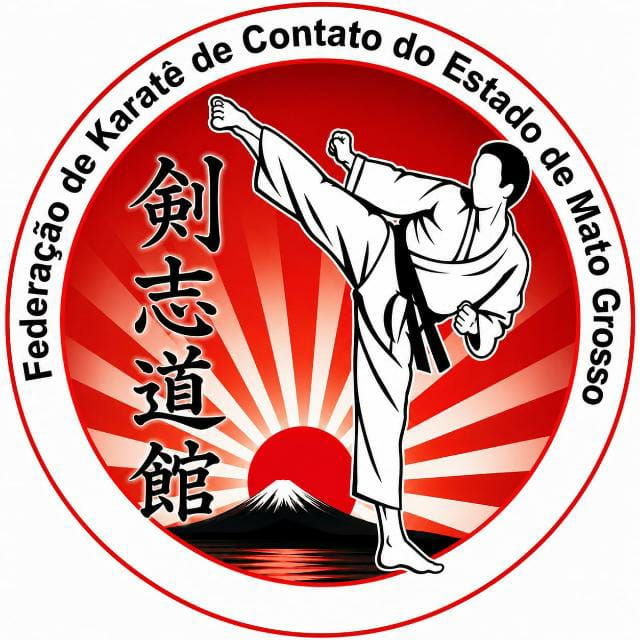 Logo de Federação de karate de Contato do Estado de Mato Grosso